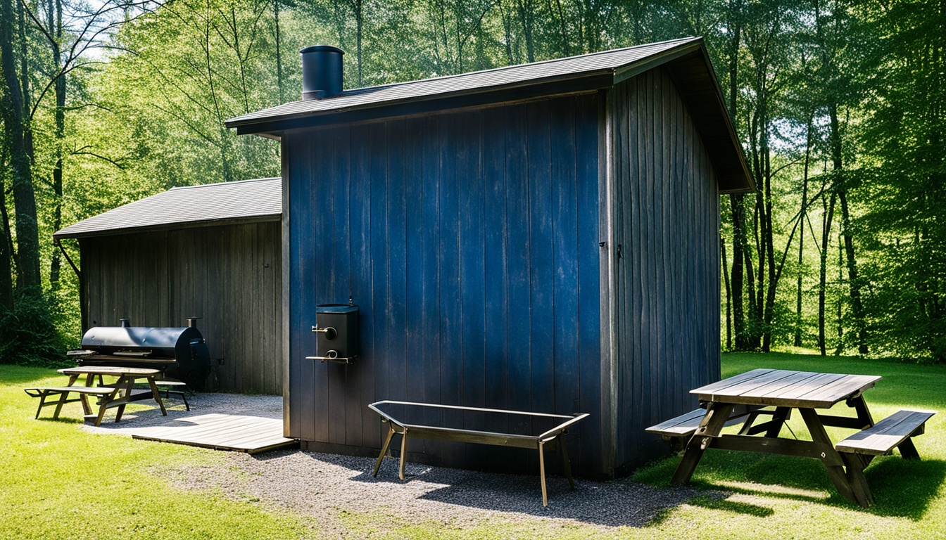 Illustration of Binghamton barbecue