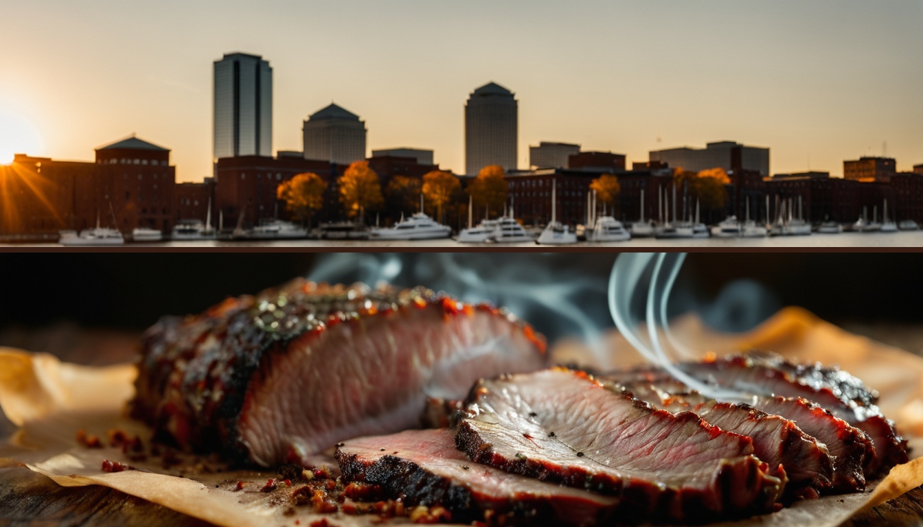 Illustration of Boston barbecue