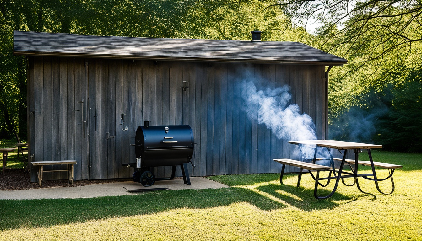 Illustration of Champaign barbecue