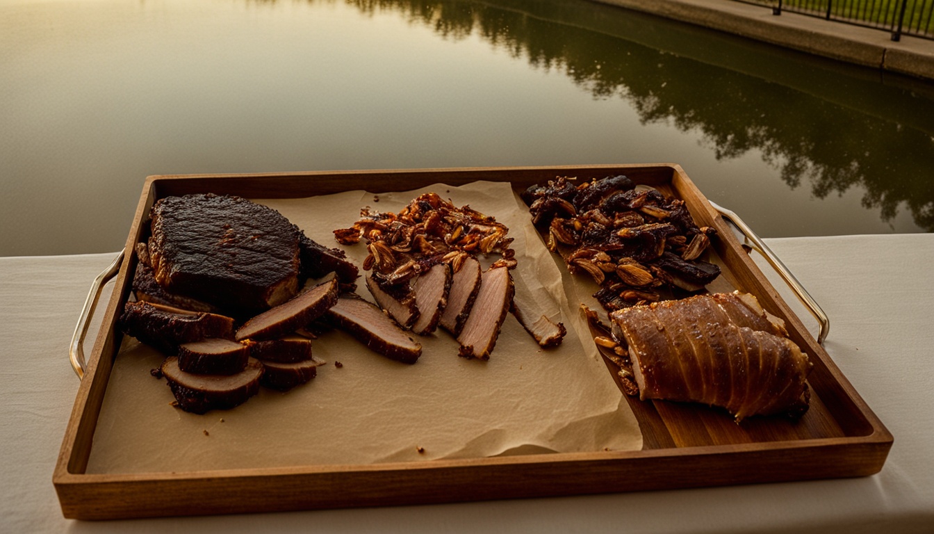 Illustration of Columbus barbecue