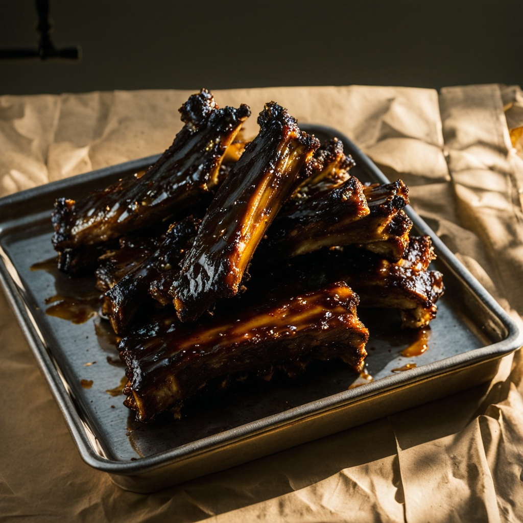 Illustration of food from 2Fifty Texas BBQ