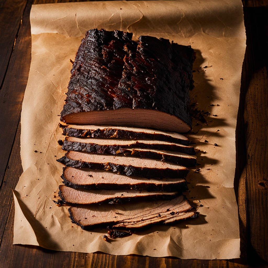 Illustration of food from 4 Rivers Smokehouse Longwood