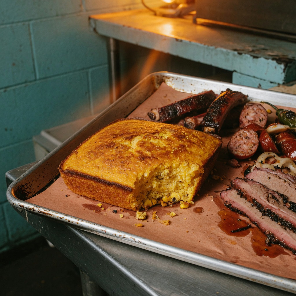 Illustration of food from Arizona BBQ Shack