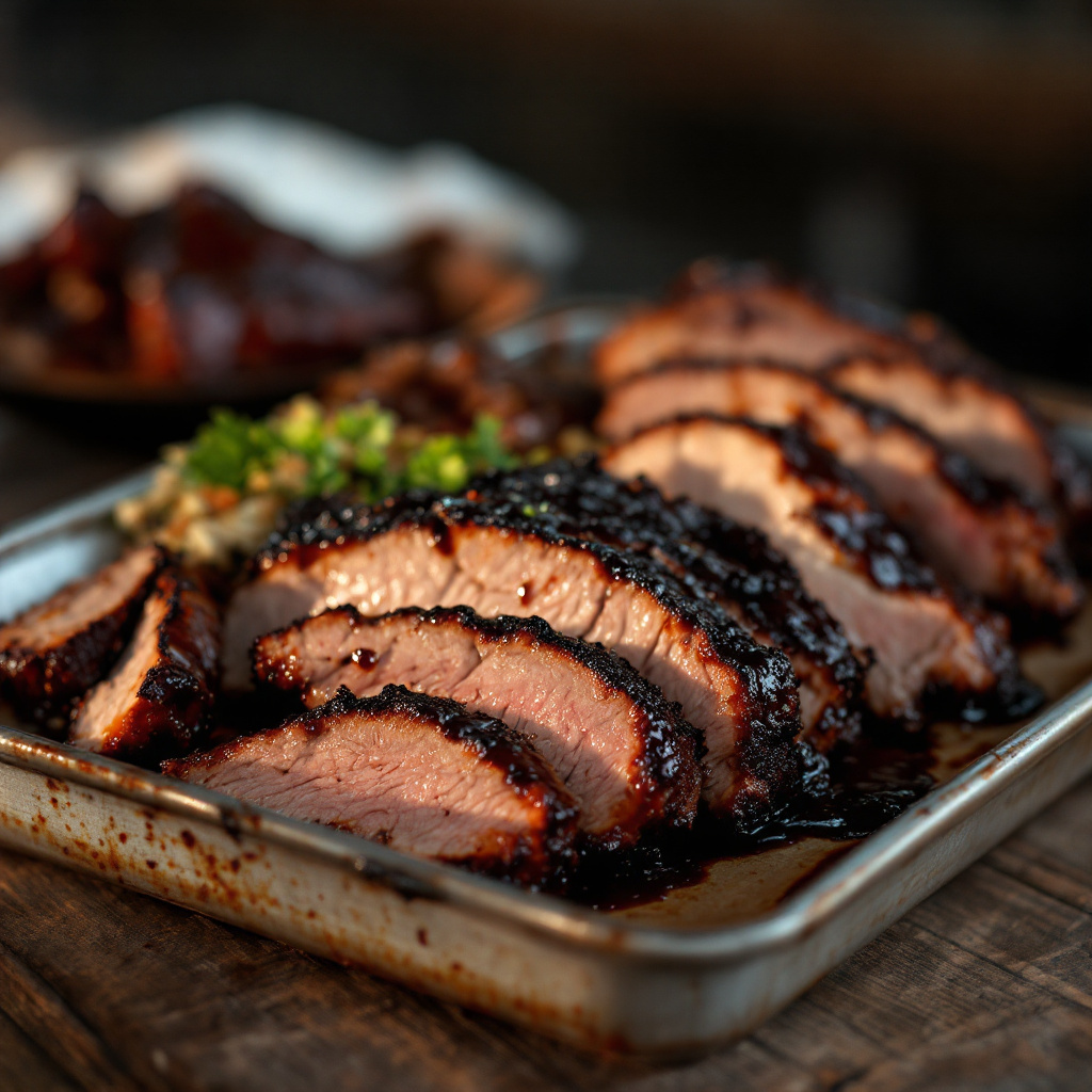 Illustration of food from BEAST Craft BBQ Co