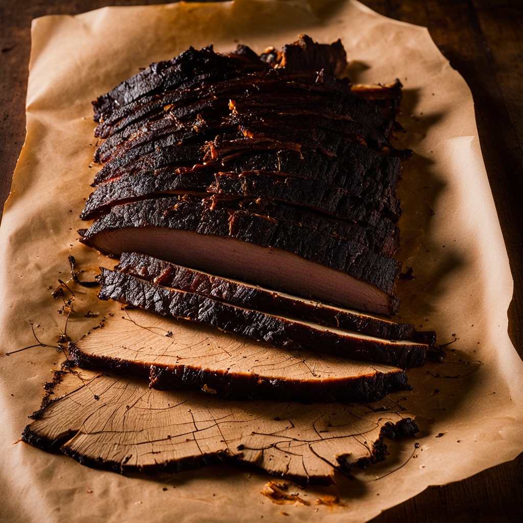 Illustration of food from Bee's Barbecue Madisonville