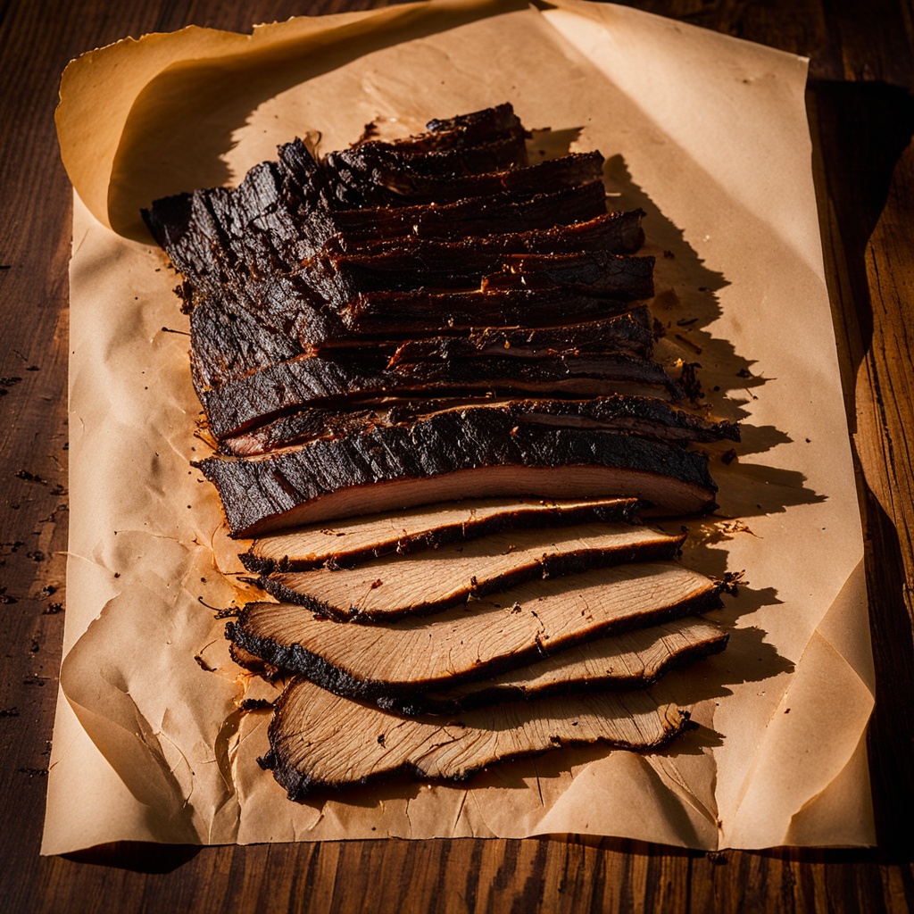 Illustration of food from Big B's Texas BBQ