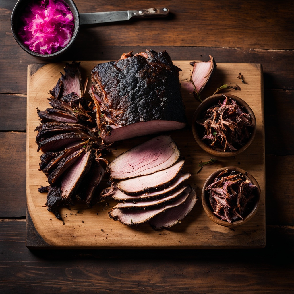 Illustration of food from Big Daddy's BBQ