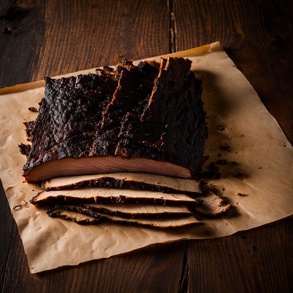 Illustration of food from Big Hoss BBQ