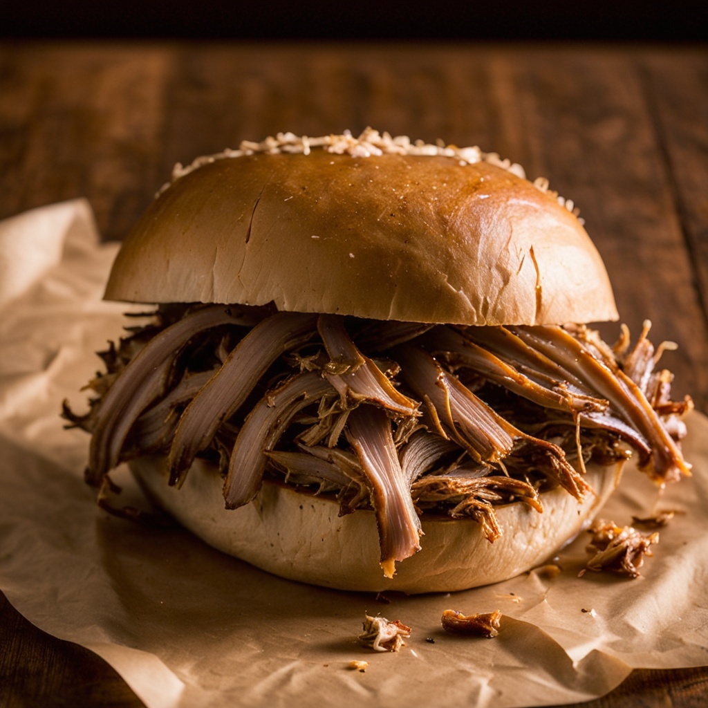 Illustration of food from Big Rig’s BBQ