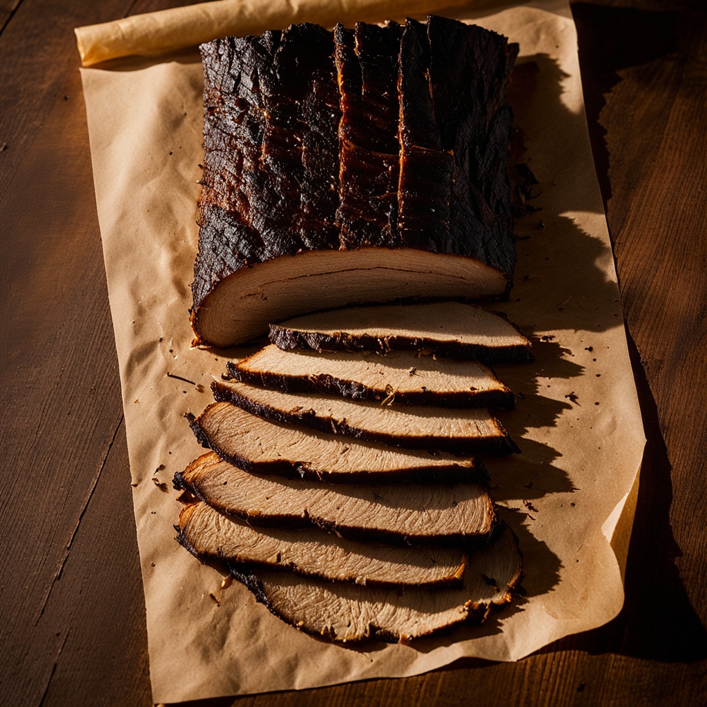 Illustration of food from Bigham's Smokehouse