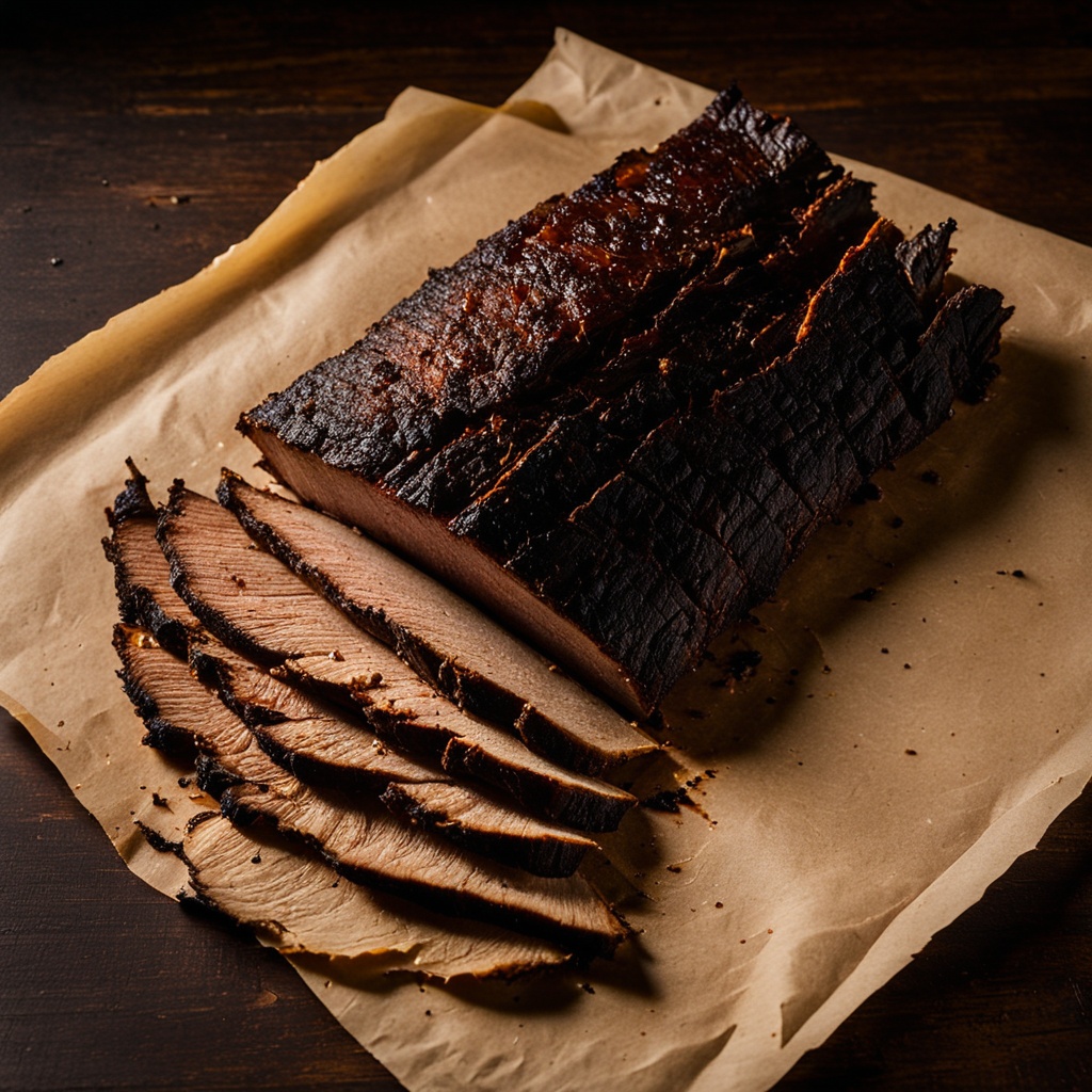 Illustration of food from Black Bear BBQ