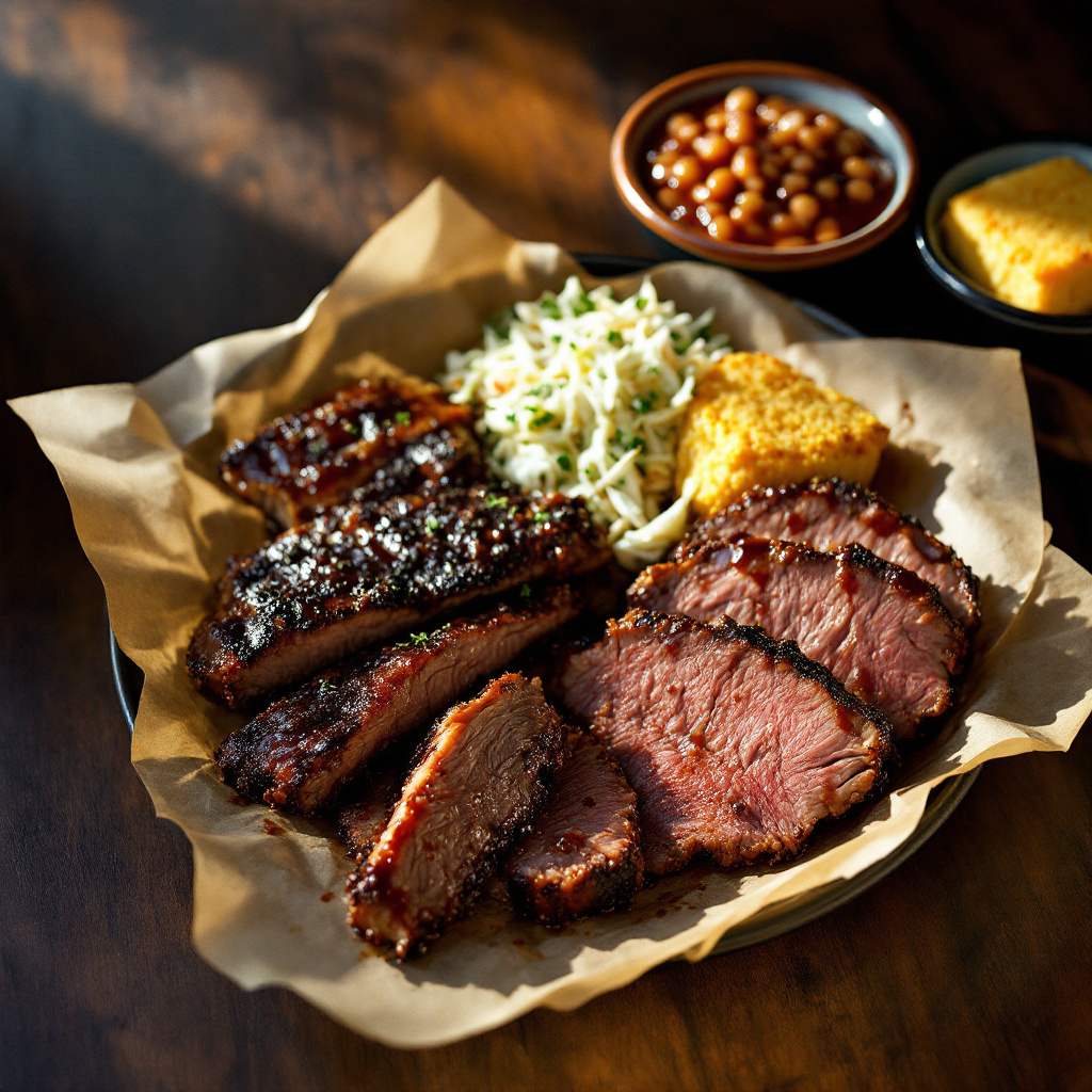 Illustration of Blood Bros. BBQ barbecue