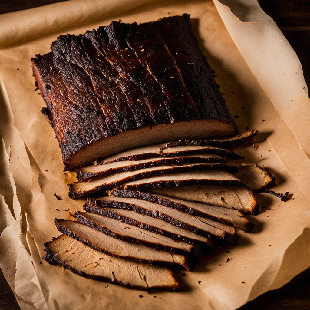 Illustration of food from Bludso's BBQ
