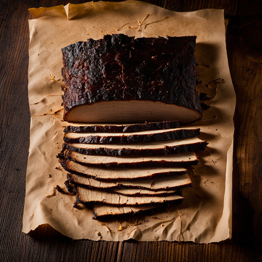 Illustration of food from Blue Pit BBQ