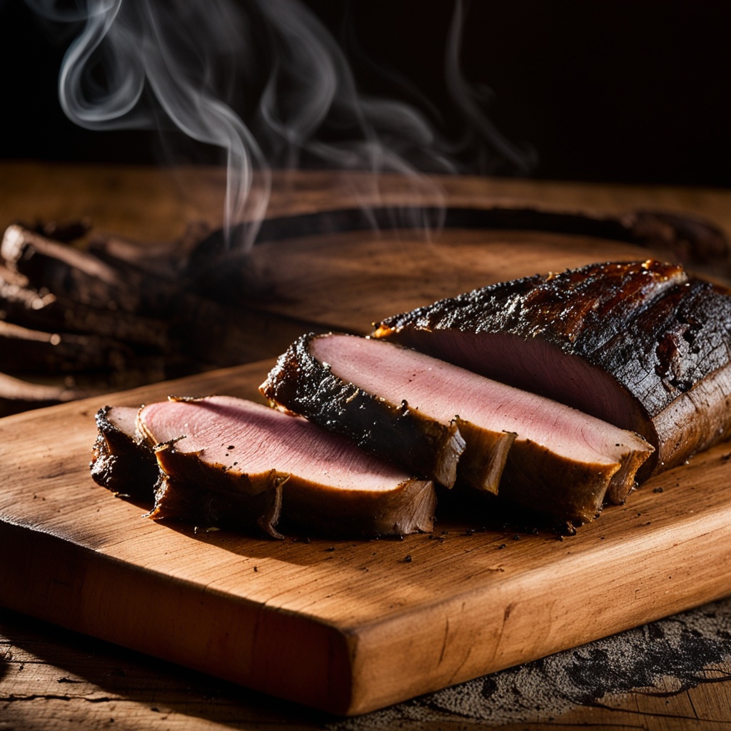 Illustration of food from Book's BBQ