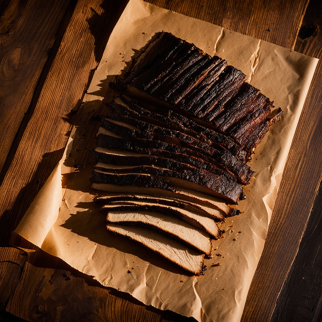 Illustration of food from Bootleg Bar-B-Q