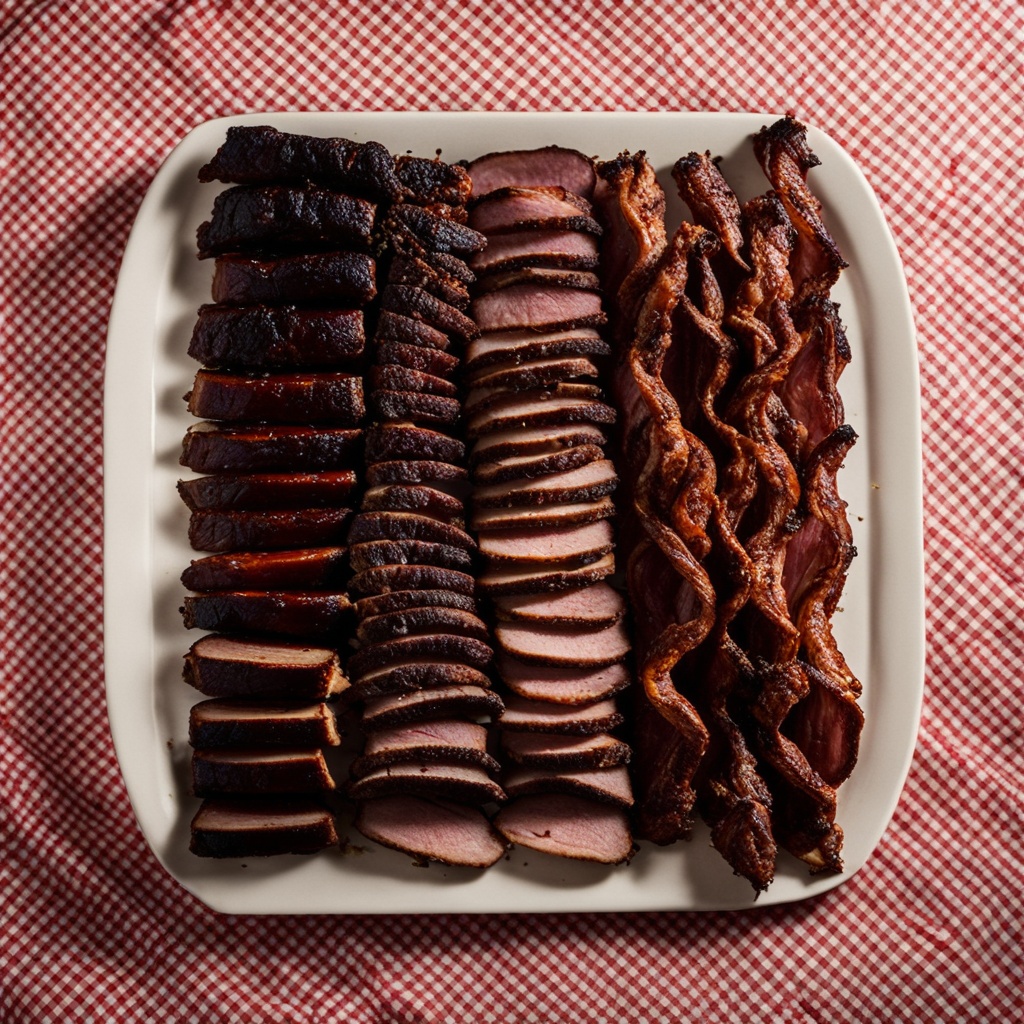 Illustration of food from Brunswick Bbq & Brew