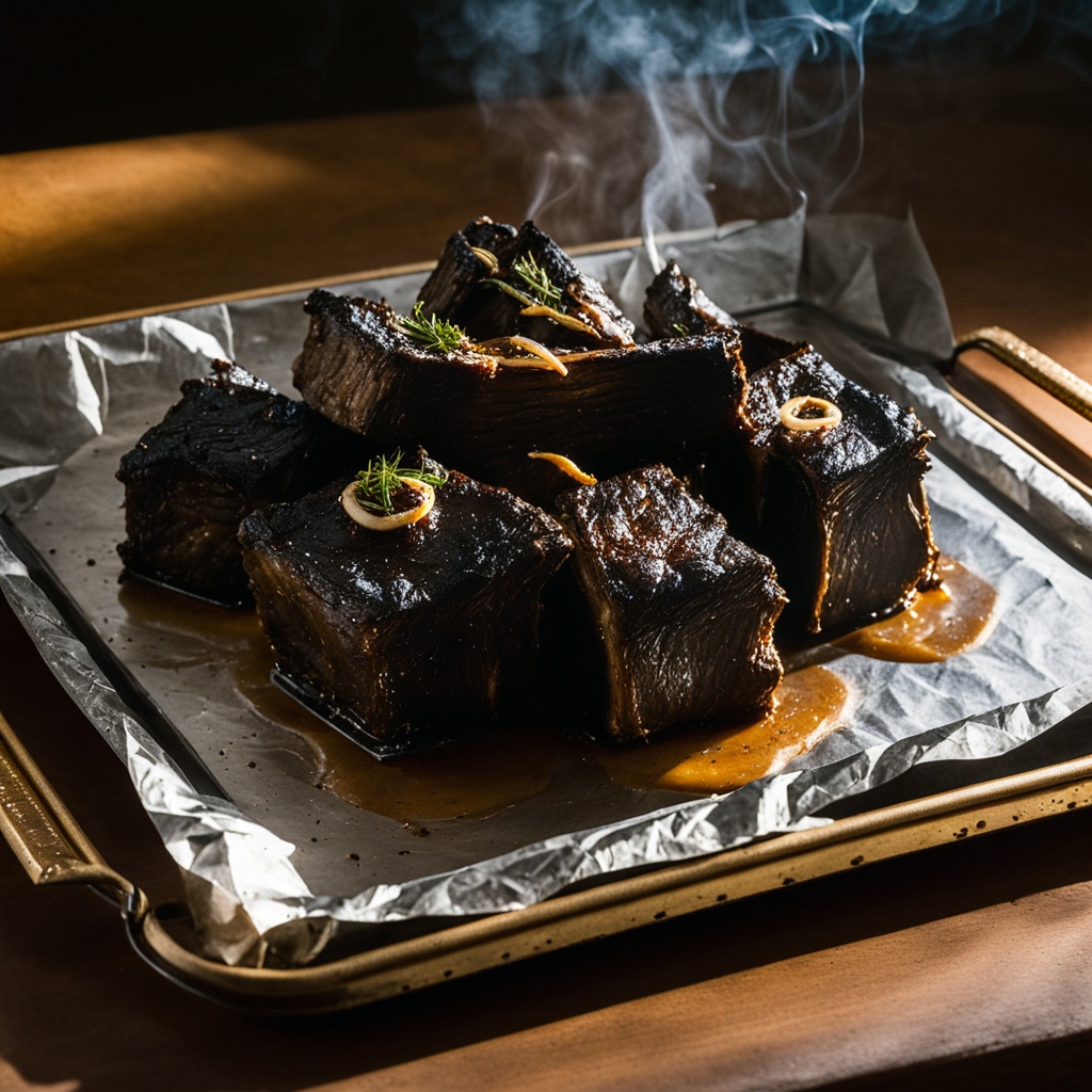 Illustration of food from Buckboard's Barbecue & Brew
