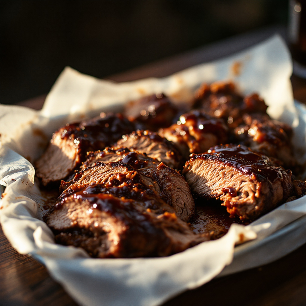 Illustration of food from Central BBQ