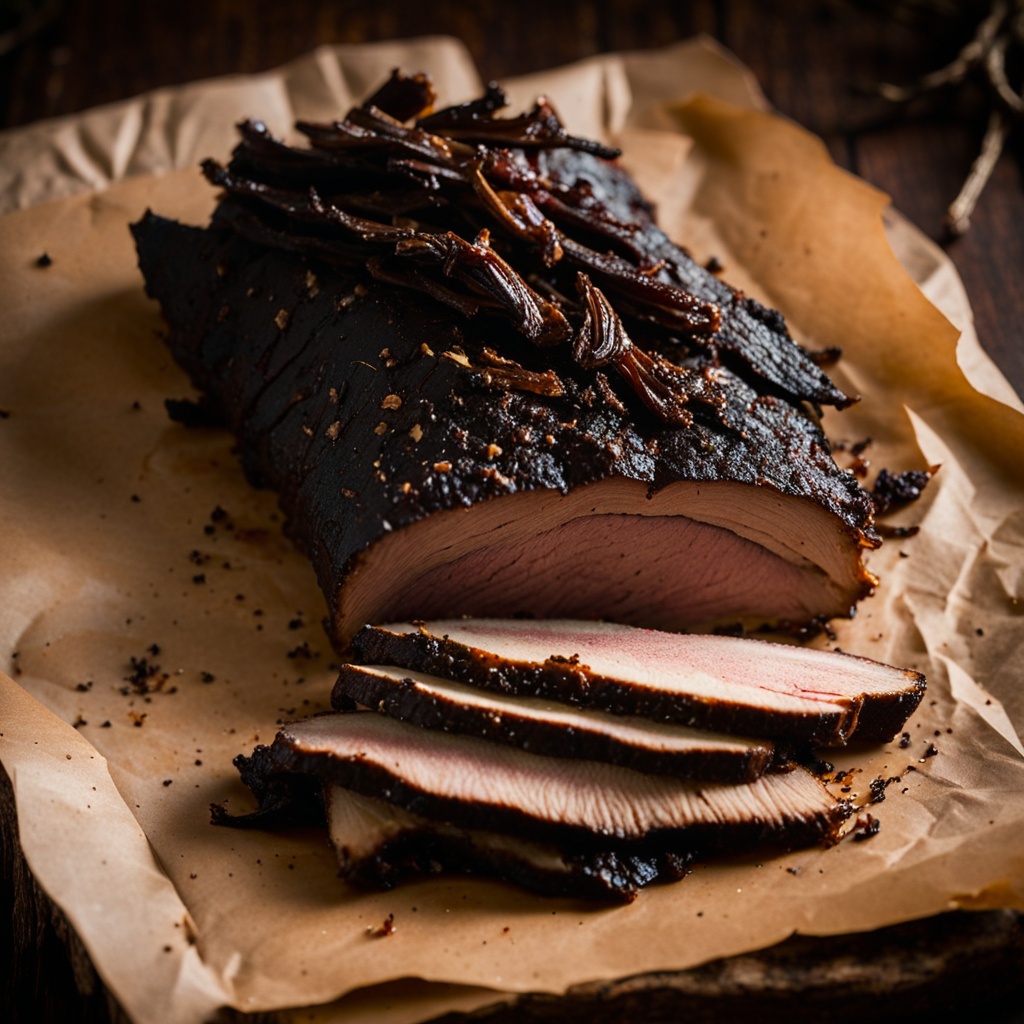 Illustration of food from Central City BBQ