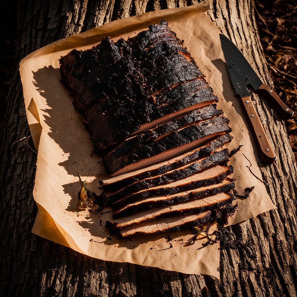 Illustration of food from Chaps Pit Beef