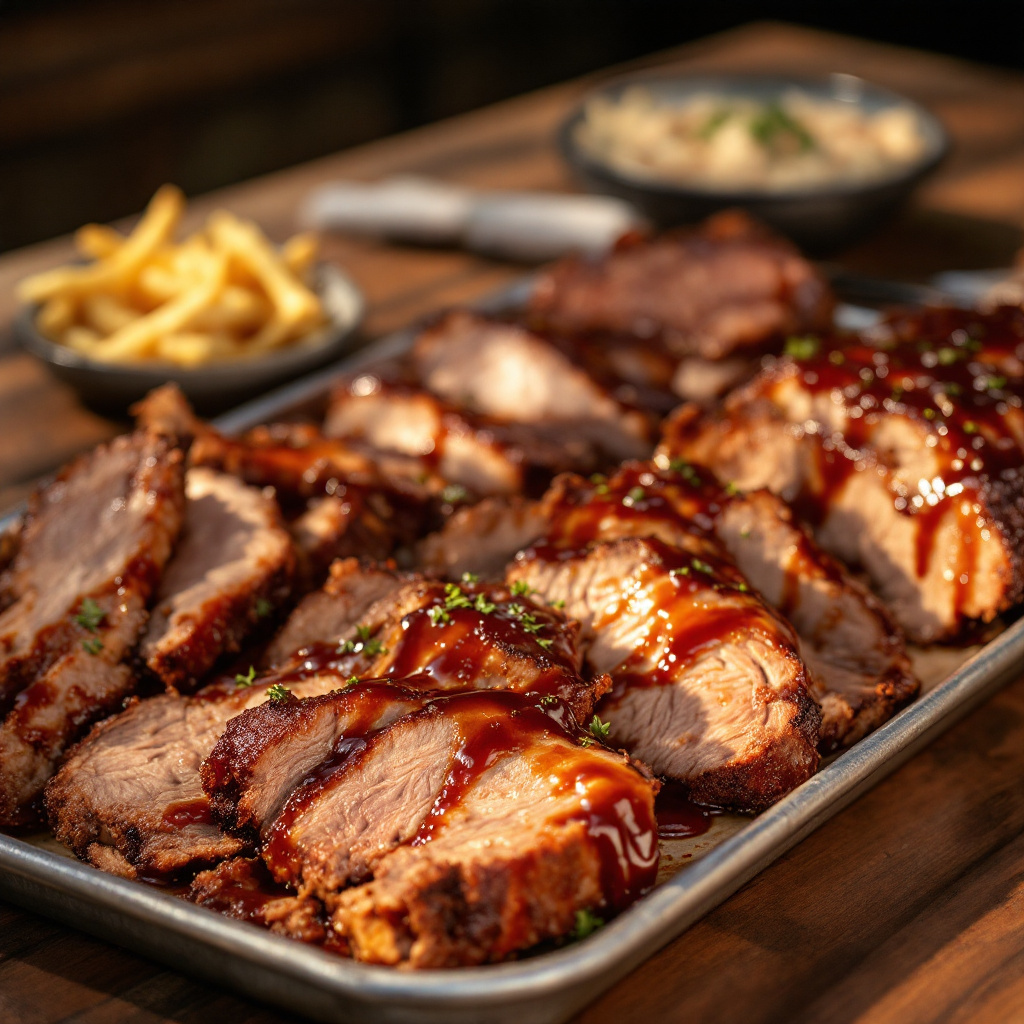 Illustration of food from Chef J BBQ