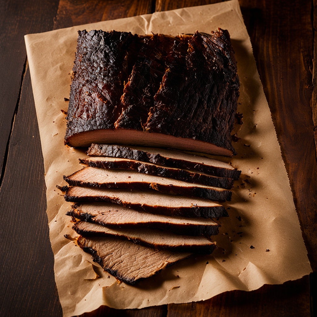 Illustration of food from Code 1 BBQ