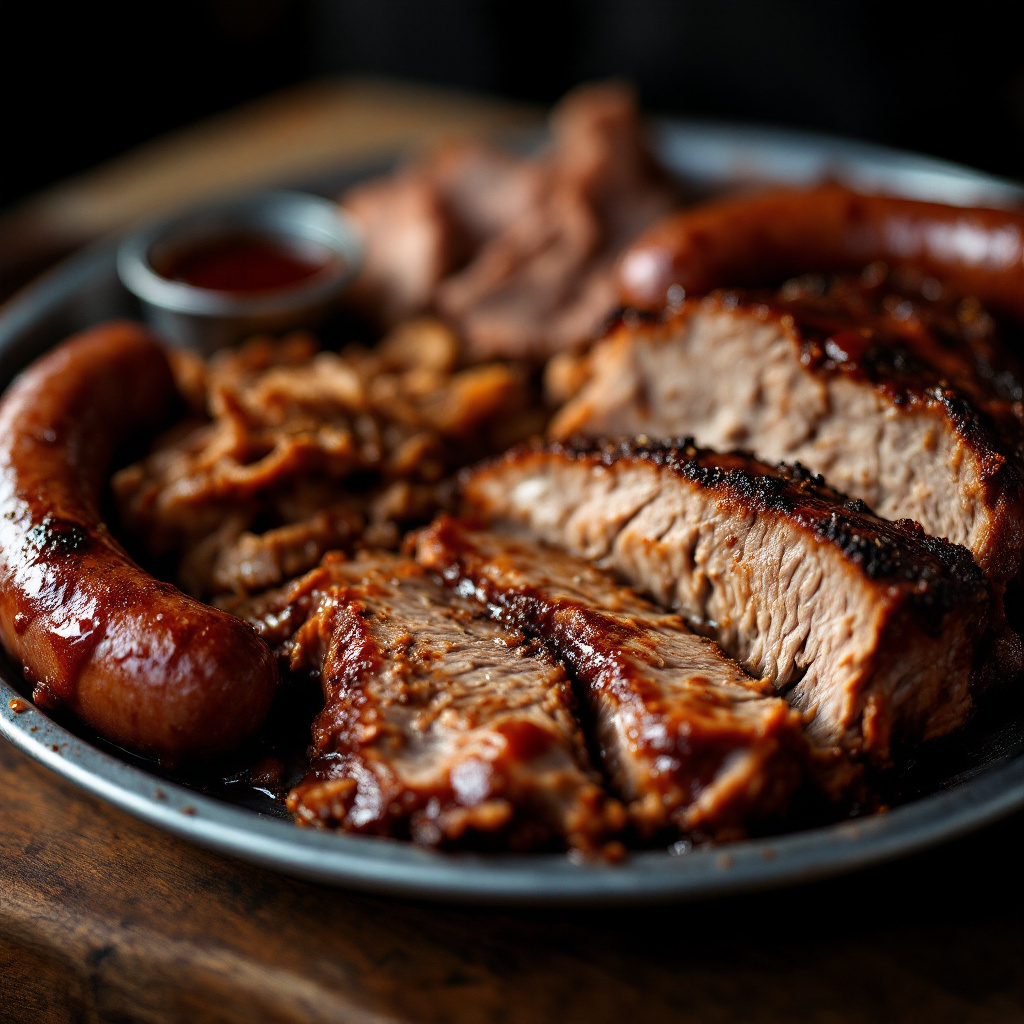 Illustration of food from Corky's BBQ