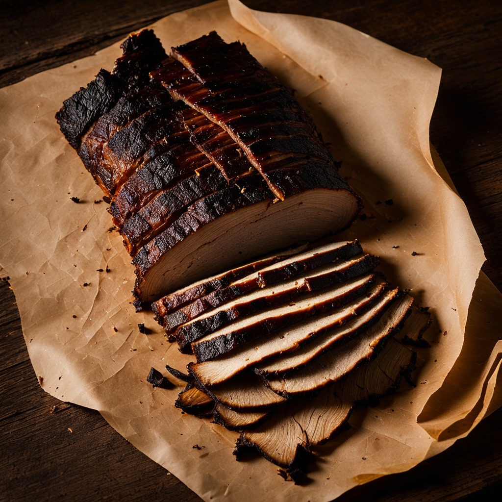 Illustration of food from Cranford Brother's Barbecue