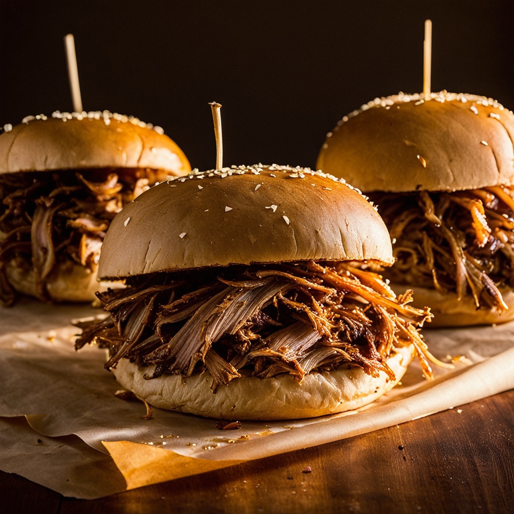 Illustration of food from Crossroads BBQ
