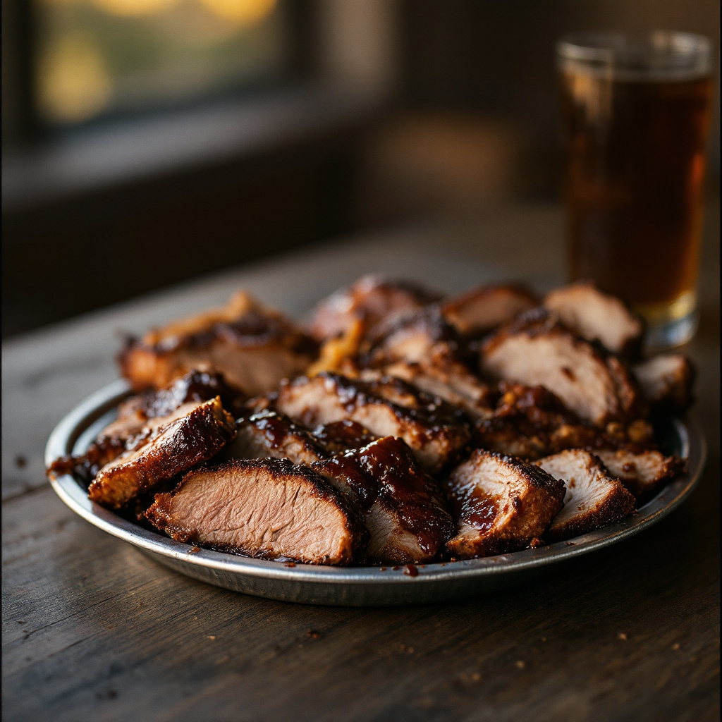 Illustration of food from Dalie's Smokehouse