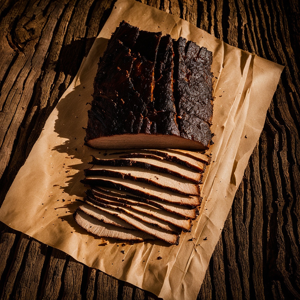 Illustration of food from Dead End BBQ