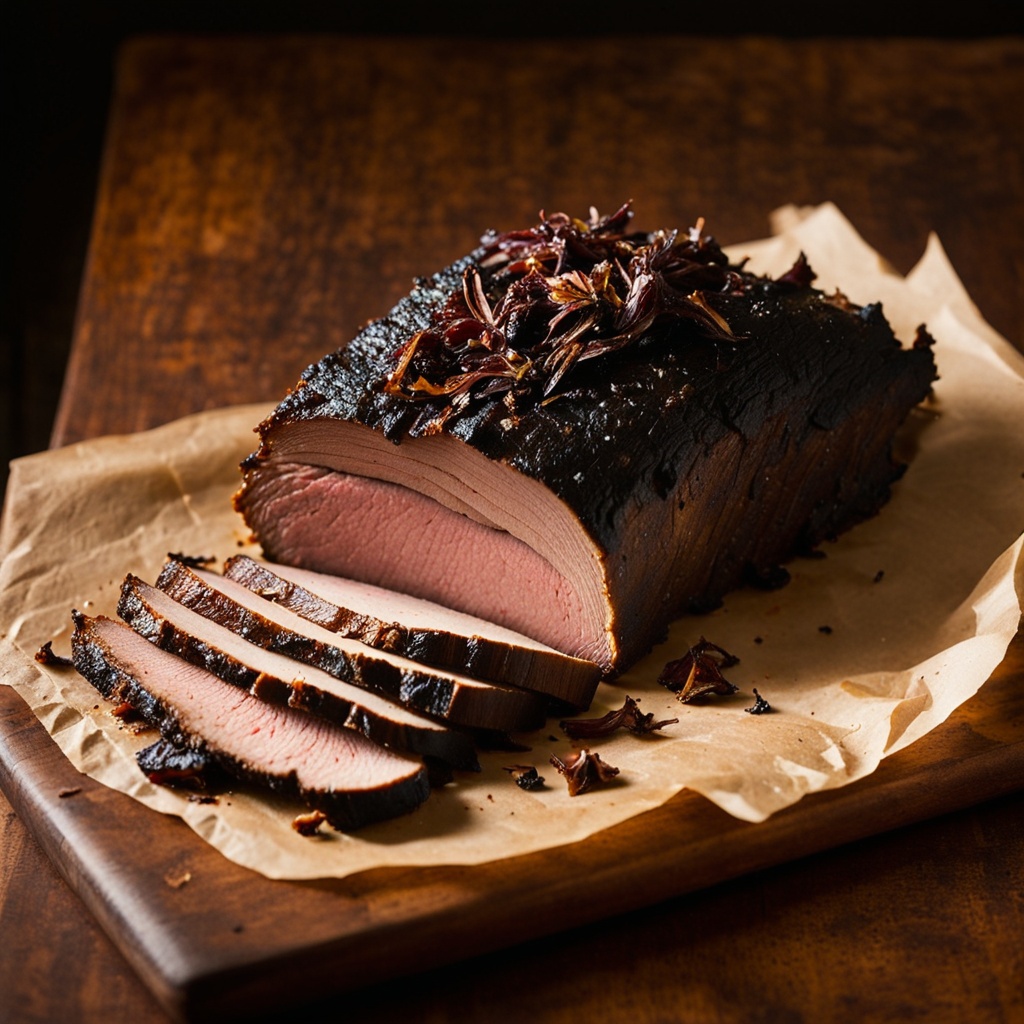 Illustration of food from Desert Oak BBQ