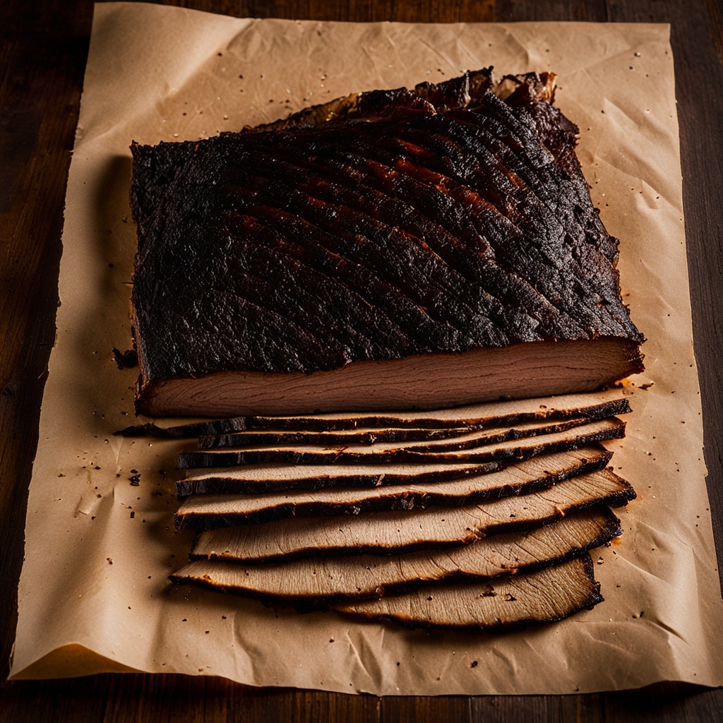 Illustration of food from Dinosaur Bar-B-Que