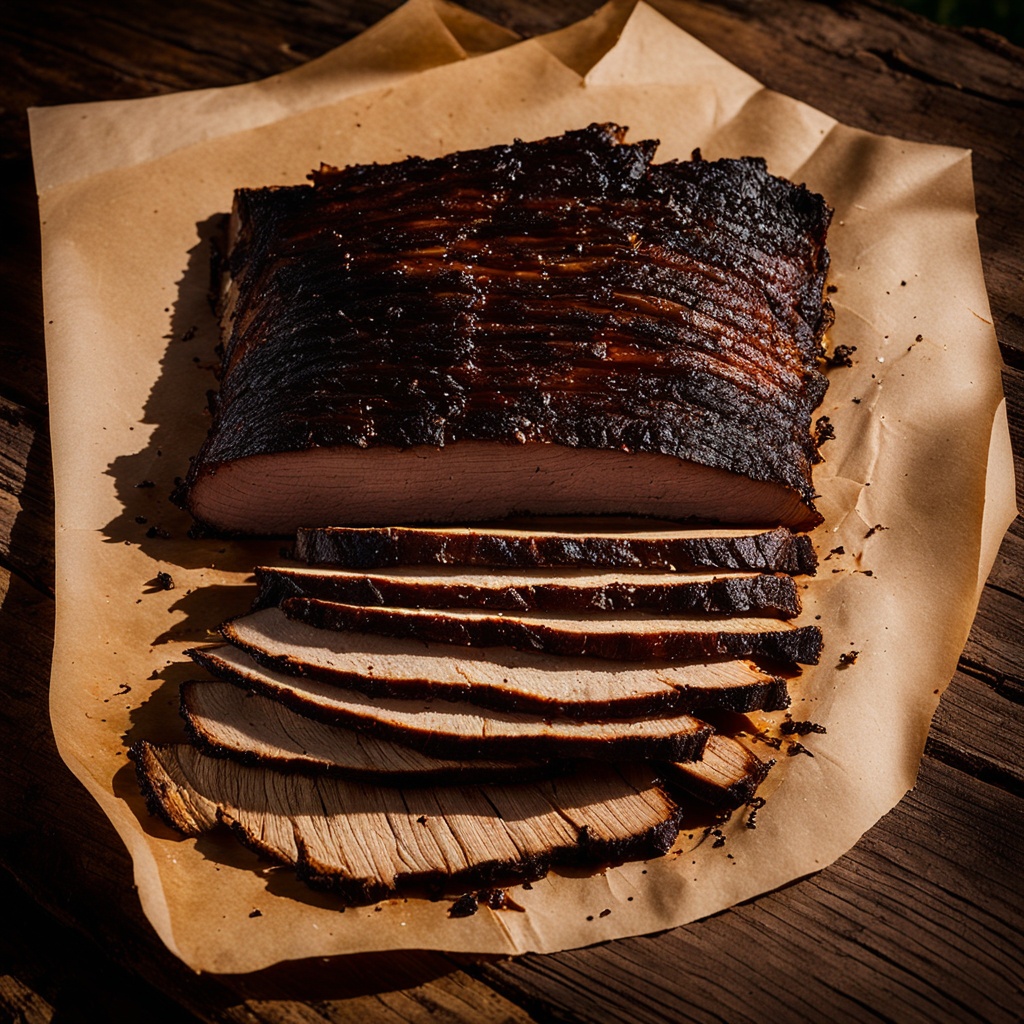 Illustration of food from DOC'S Commerce Smokehouse