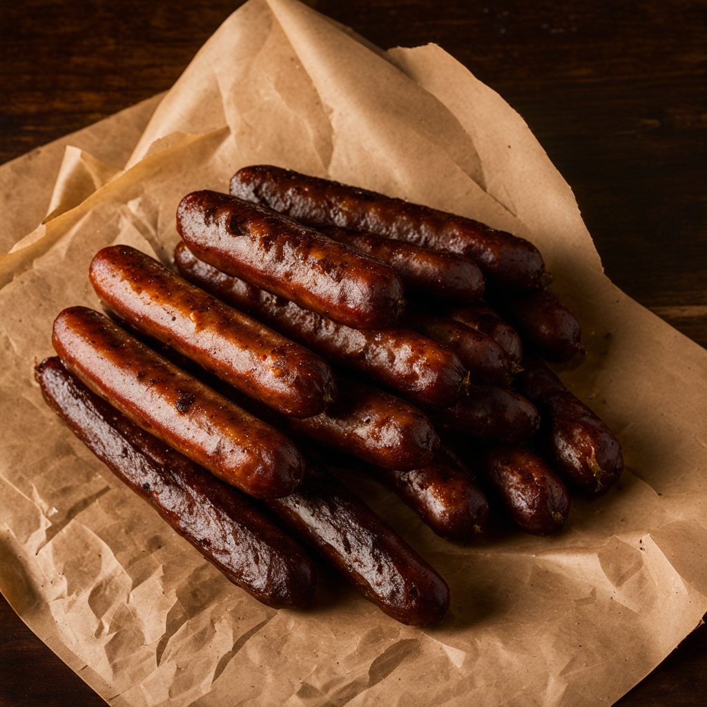 Illustration of food from Double H BBQ
