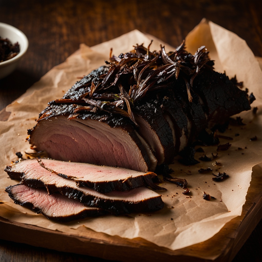 Illustration of food from Doumar's Cones and Barbecue