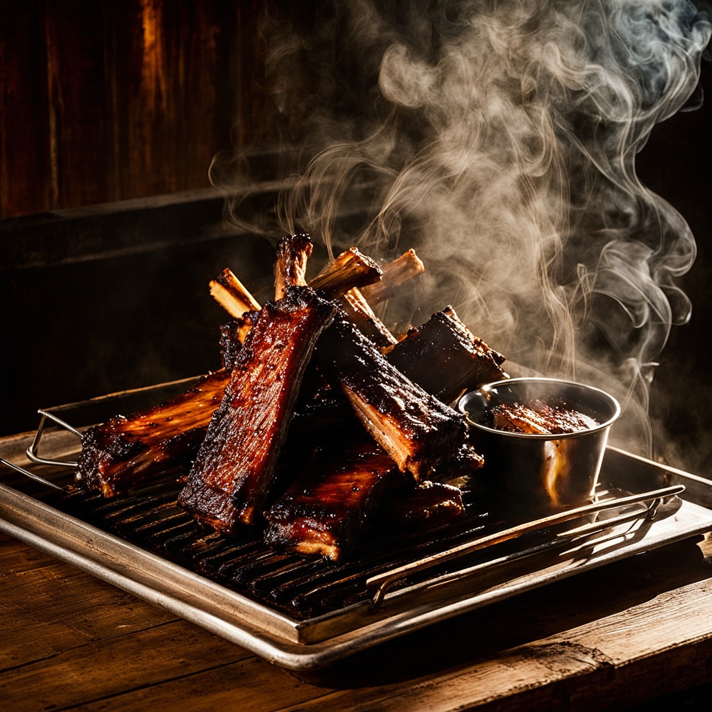 Illustration of food from Dreamland BBQ