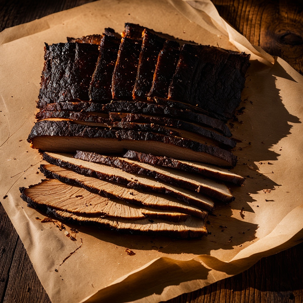 Illustration of food from Eli's BBQ