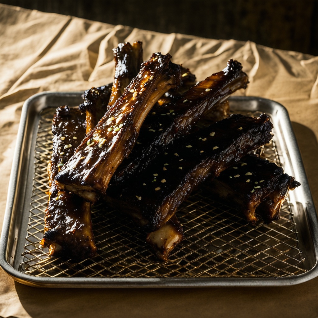 Illustration of food from G Brothers Smokehouse