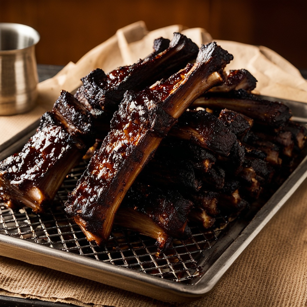 Illustration of food from Grumpy's Bar-B-Que Roadhouse