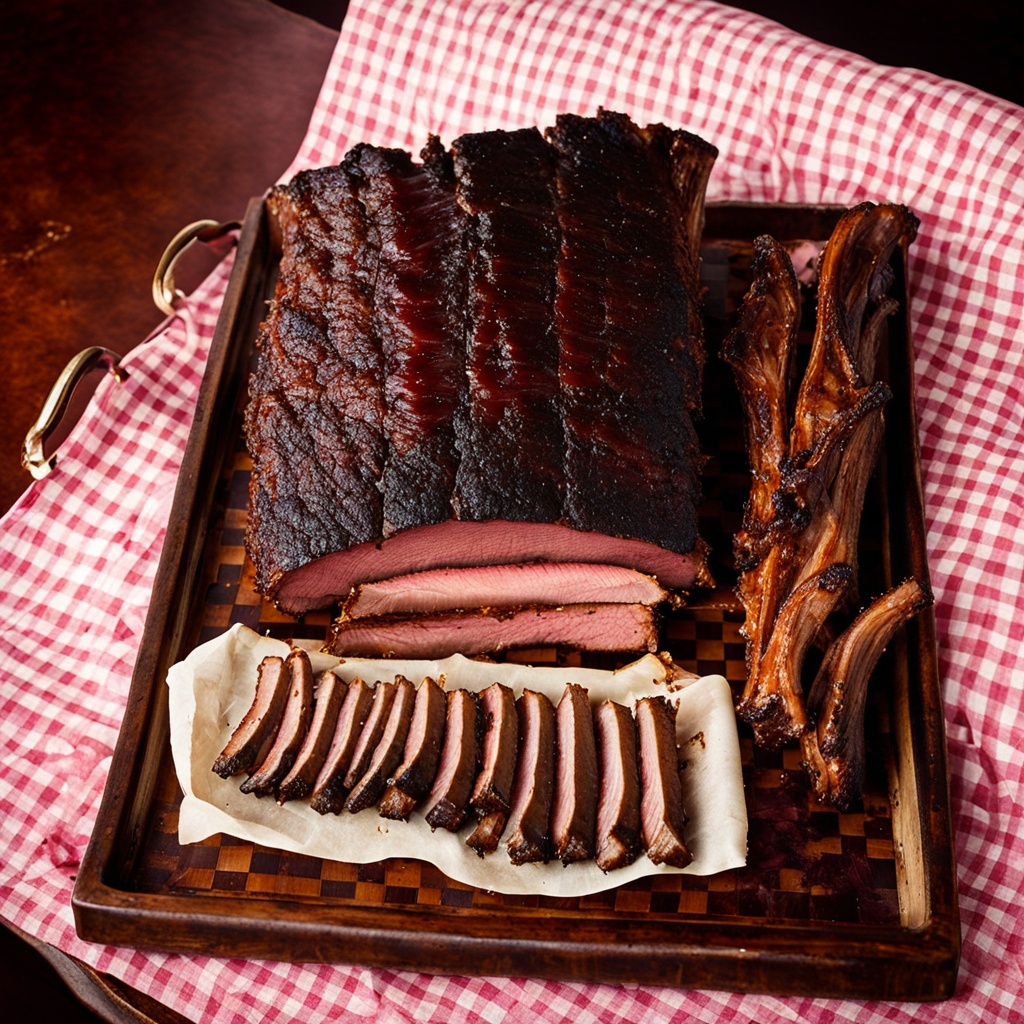 Illustration of food from H and M Meats and Catering