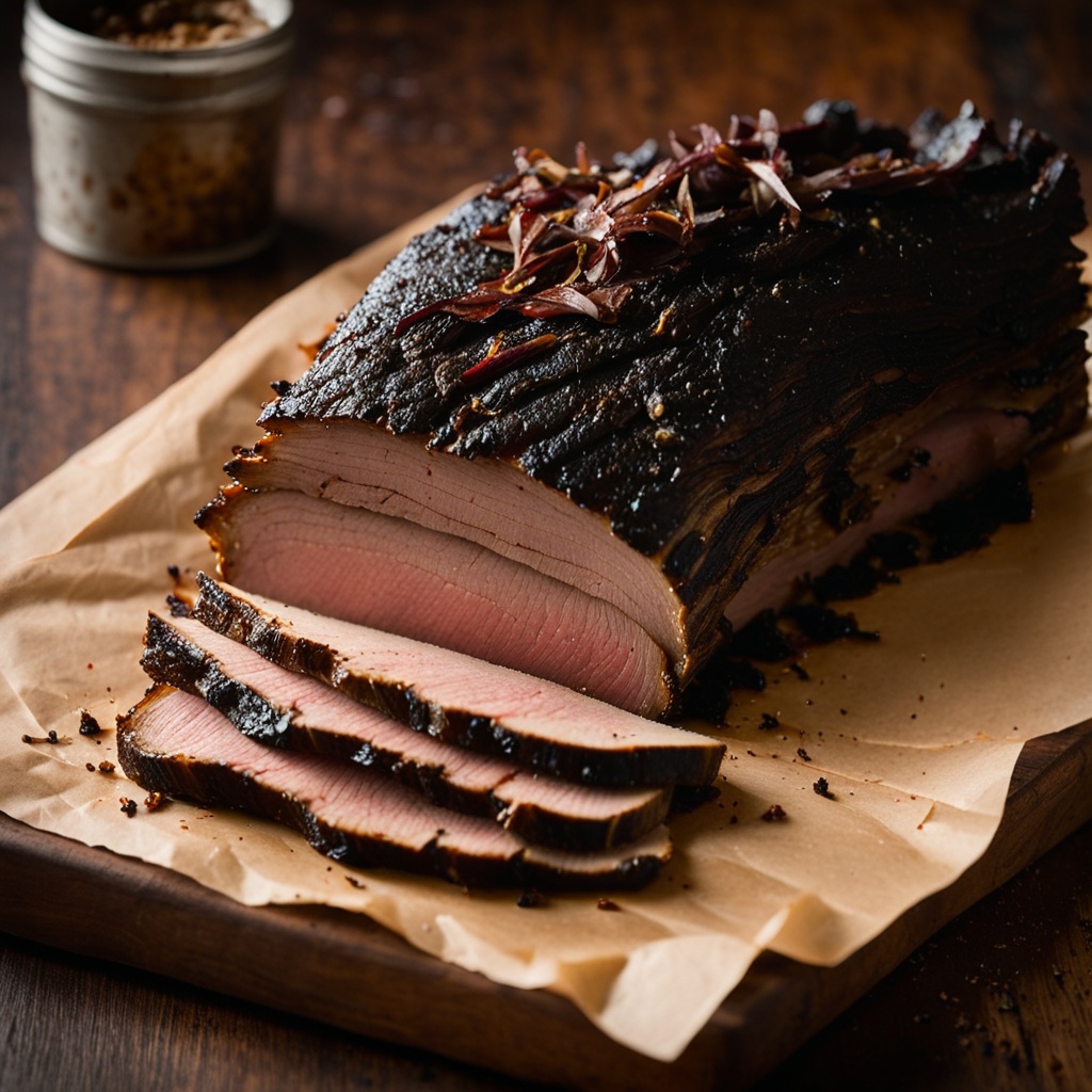 Illustration of food from Hallelujah BBQ
