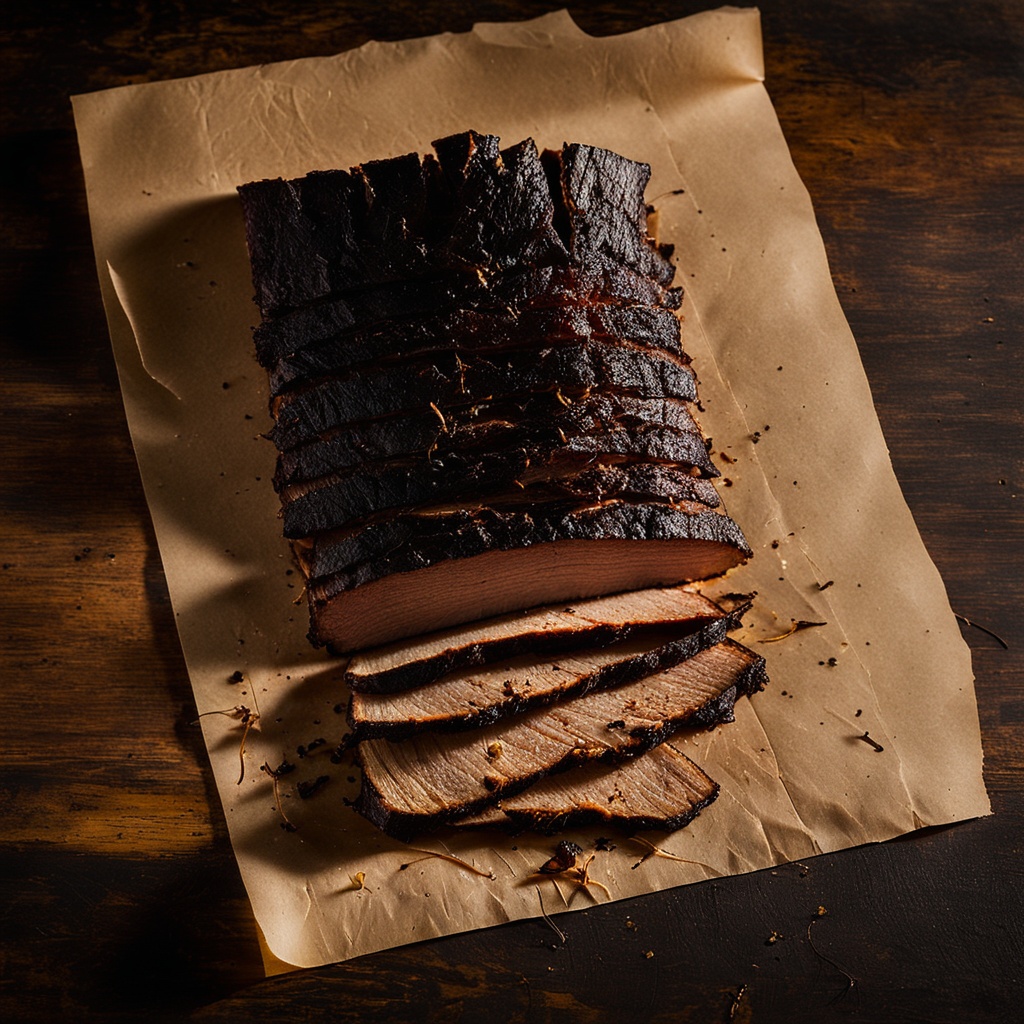 Illustration of food from Hank's Texas BBQ