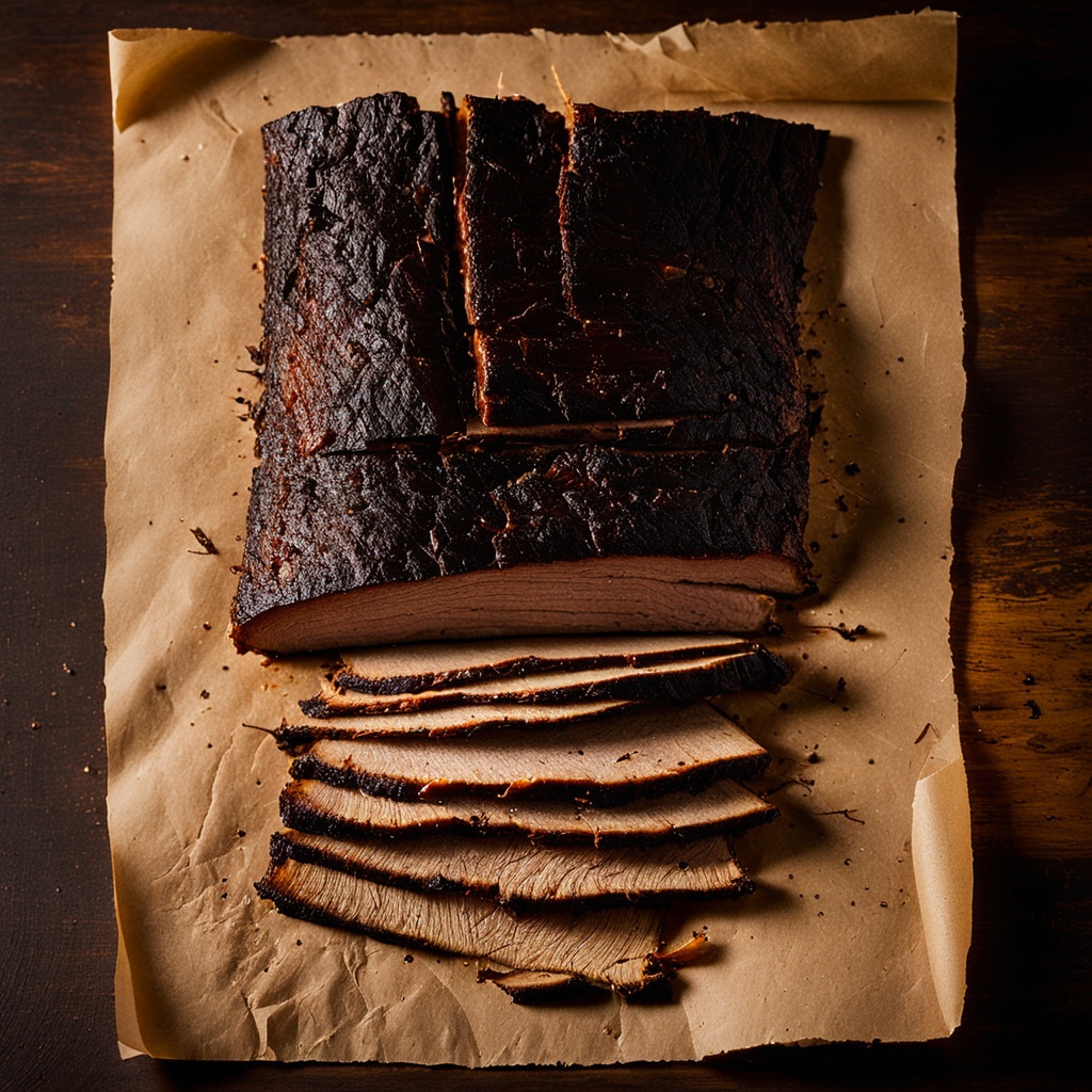 Illustration of food from Harlem Bar-B-Q