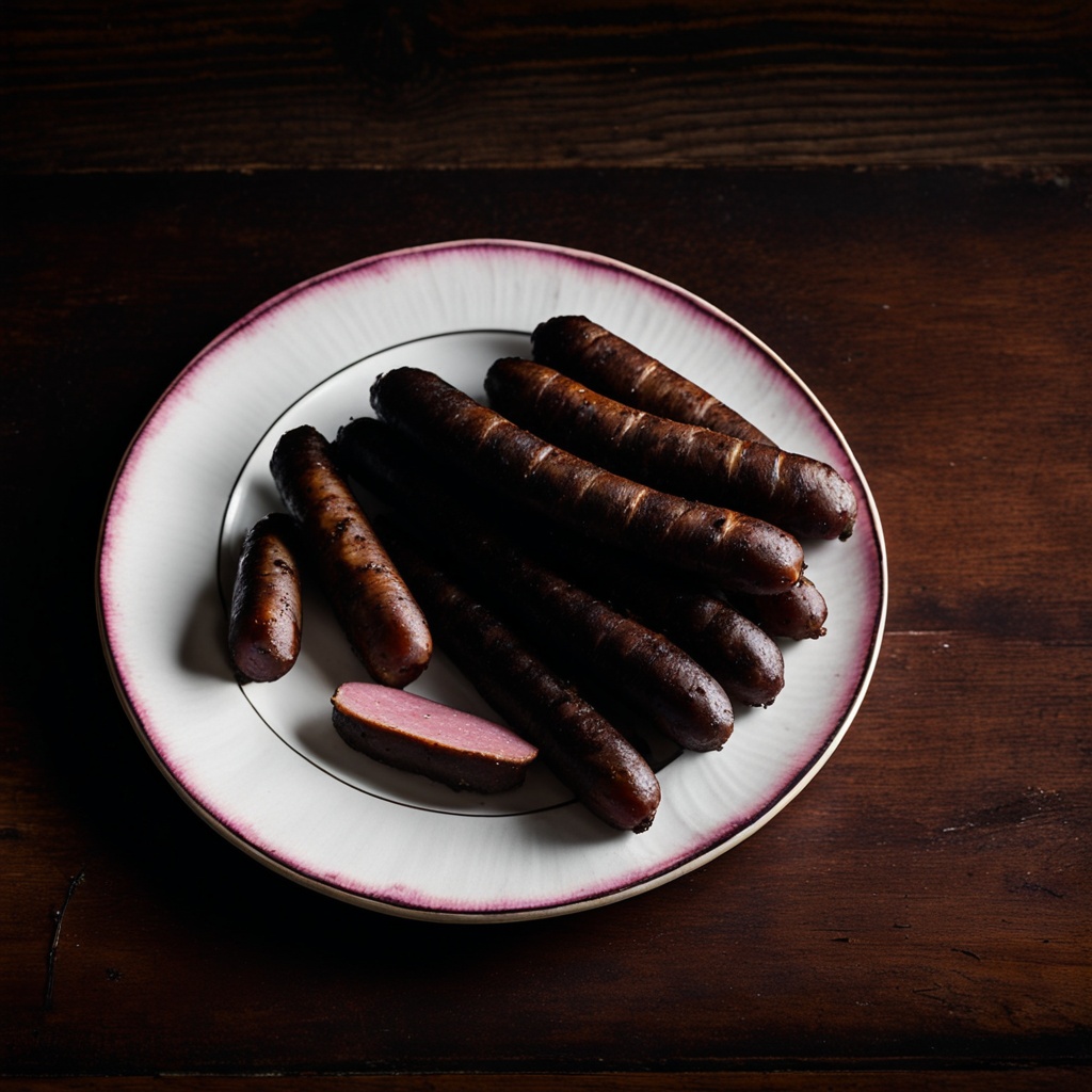 Illustration of food from Hartland Bar-B-Que