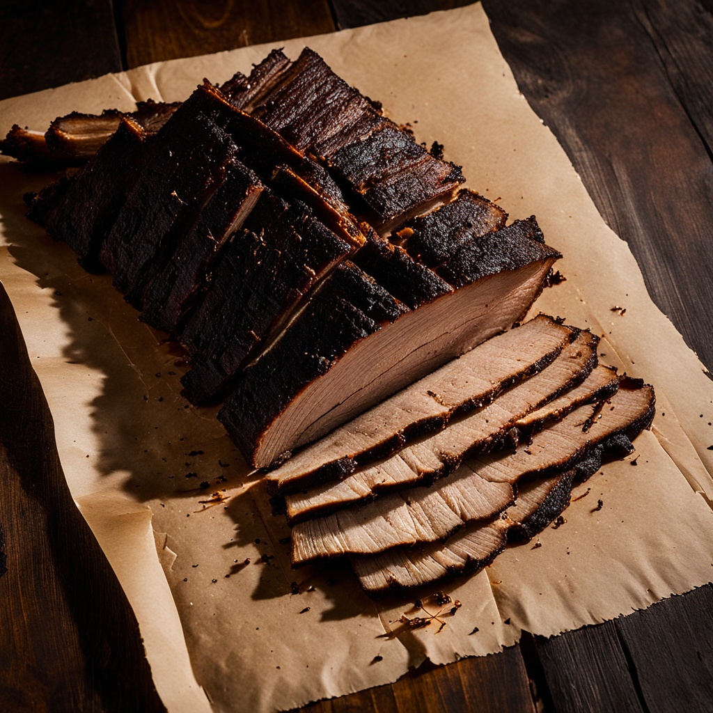 Illustration of food from Heirloom Market BBQ