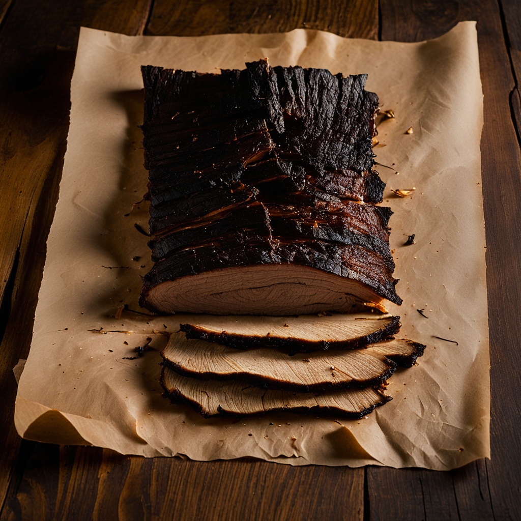 Illustration of food from Hill Country Barbecue Market