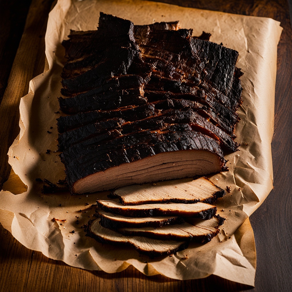 Illustration of food from Hometown Bar-B-Que