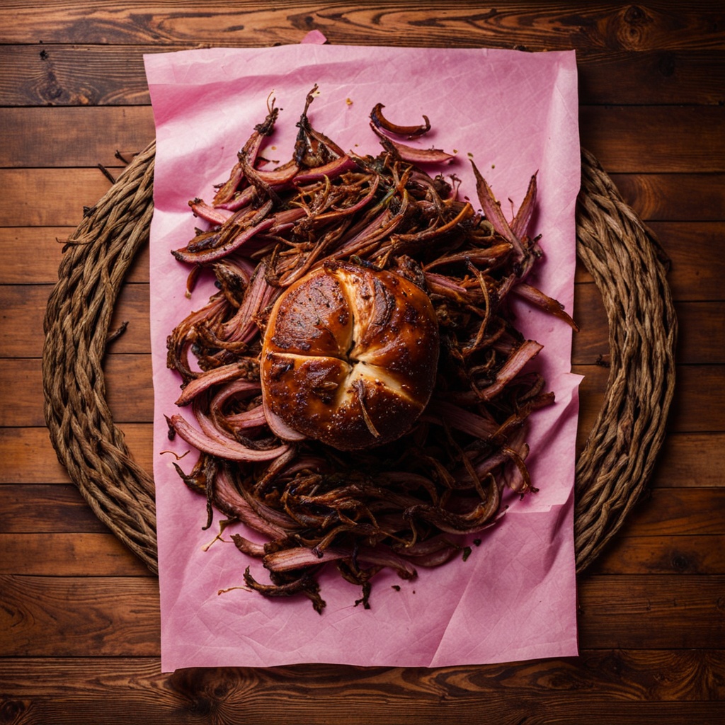 Illustration of food from Honky Tonk Smokehouse